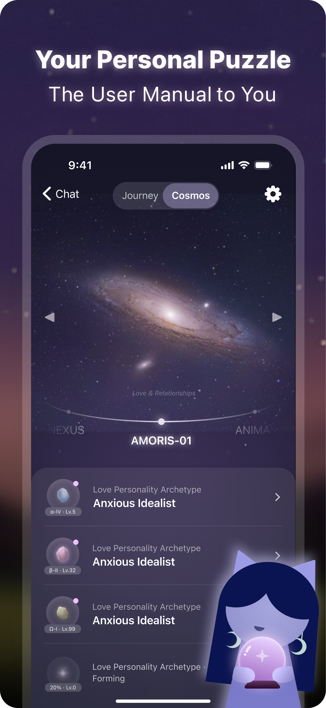 Bestie AI App Store screenshot: personal puzzle